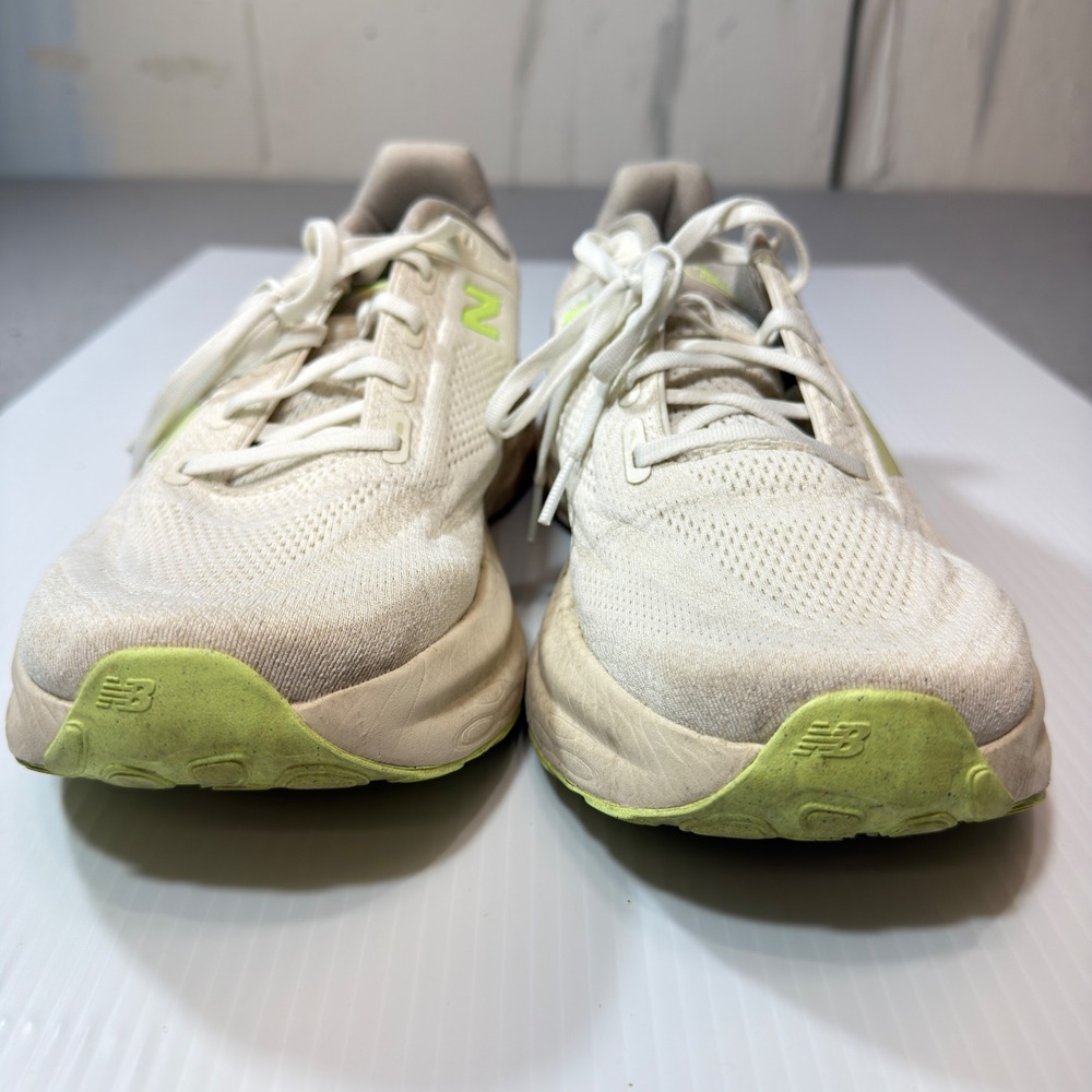 New Balance Fresh Foam X Running Shoes Womens 9 Cream Lime Green W880L13 Sport